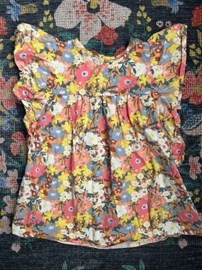 Cotton On Ruffle Floral Tunic Dress, Size 3